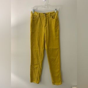 Yellow Corduroy pants
